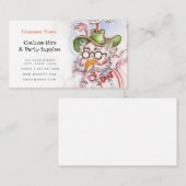 Carte de visite de location de costume et fournitu (Devant / Derrière)