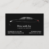 Carte de visite de location de voiture (Devant)