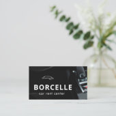 Carte de visite de location de voiture moderne noi (Debout devant)
