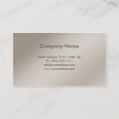 Carte de visite de location de voiture simple Grey (Dos)