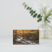 Carte de visite de location vacances (Debout devant)