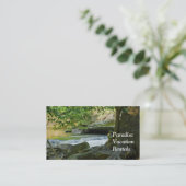 Carte de visite de location vacances (Debout devant)