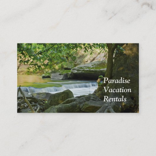 Carte de visite de location vacances (Devant)
