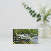 Carte de visite de location vacances (Debout devant)