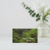 Carte de visite de location vacances (Debout devant)