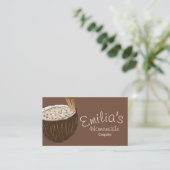 Carte de visite de logo artisanal Coquito tiré à l (Debout devant)