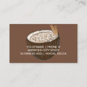 Carte de visite de logo artisanal Coquito tiré à l (Dos)