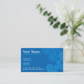 Carte de visite de logo Celtic Blue Curl (Debout devant)