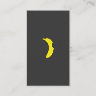 carte de visite de logo de banane