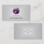 Carte de visite de logo de chien et de chat (Devant / Derrière)