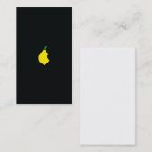 carte de visite de logo de citron (Devant / Derrière)