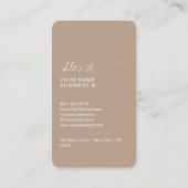 Carte de visite de logo de code QR moderne (Dos)