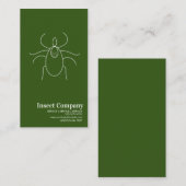 Carte de visite de logo de la société de lutte ant (Devant / Derrière)