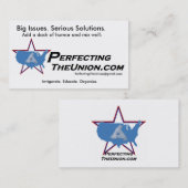 Carte de visite de logo de PTU (Devant / Derrière)