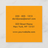 Carte de visite de logo de transport et de (Dos)