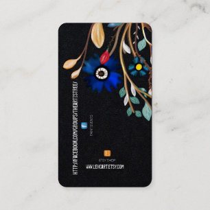 CARTE DE VISITE DE LOGO FACEBOOK ET ETSY FACEBOOK
