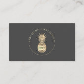 Carte de visite de logo Gold Pineappy (Devant)