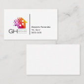 Carte de visite de logo simple (Devant / Derrière)