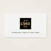 Carte de visite de logo simple et moderne (Devant)