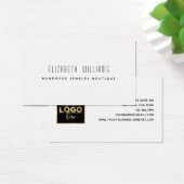 Carte de visite de logo simple et moderne (Bureau)