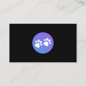 Carte de visite de logos de chien (Devant)