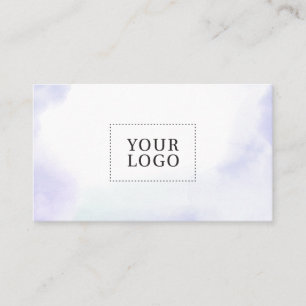 Carte de visite de logos de couleur violet