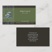 Carte de visite de loi - logo (Devant / Derrière)