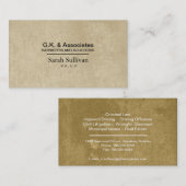 Carte de visite de loi - mandataire simple (Devant / Derrière)