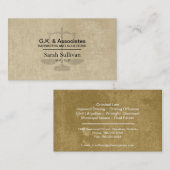 Carte de visite de loi - mandataire simple (Devant / Derrière)