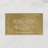 Carte de visite de loi - mandataire simple (Dos)