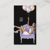 Carte de visite de l'organisateur de la fête de ba (Devant)