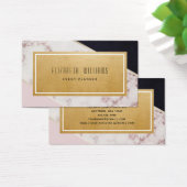 Carte de visite de l'organisateur d'événements en  (Bureau)