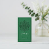 Carte de visite de l'ornament Emerald (Debout devant)