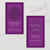 Carte de visite de l'ornement Amethyst (Devant / Derrière)