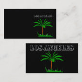 Carte de visite de Los Angeles (Devant / Derrière)