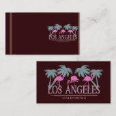 Carte de visite de Los Angeles (Devant / Derrière)