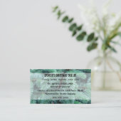 Carte de visite de lot d'arbre de Noël modifiable (Debout devant)