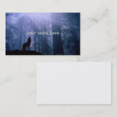 carte de visite de loup (Devant / Derrière)