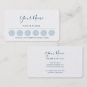 Carte de visite de loyauté (Devant / Derrière)