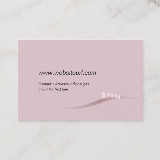 Carte De Visite de l'UE (Dos)