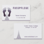 Carte De Visite de l'UE (Devant / Derrière)