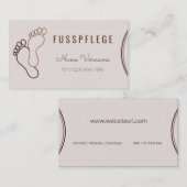 Carte De Visite de l'UE (Devant / Derrière)