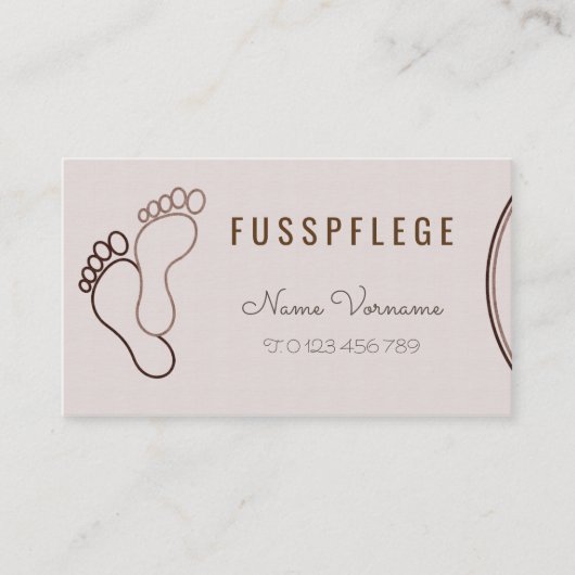 Carte De Visite de l'UE (Devant)