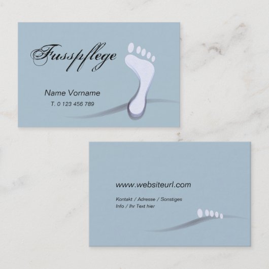 Carte De Visite de l'UE (Devant / Derrière)