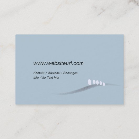 Carte De Visite de l'UE (Dos)