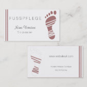 Carte De Visite de l'UE (Devant / Derrière)