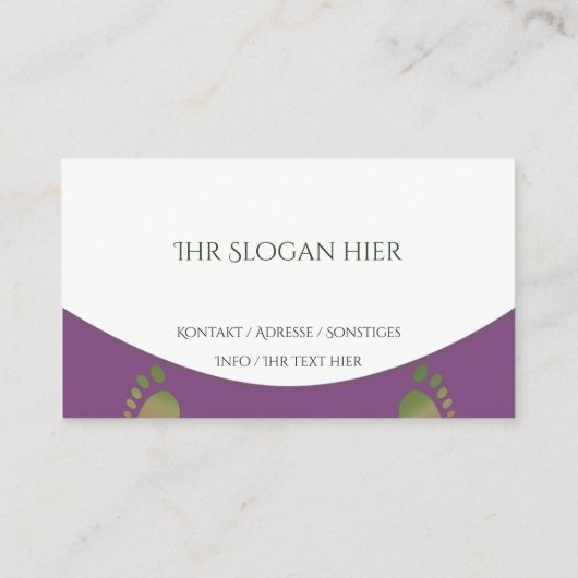 Carte De Visite de l'UE (Dos)