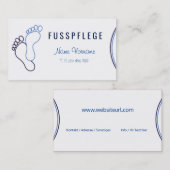 Carte De Visite de l'UE (Devant / Derrière)