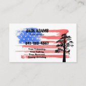 Carte de visite de Lumberjack Tree Service (Devant)