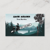 Carte de visite de Lumberjack Tree Service (Devant)